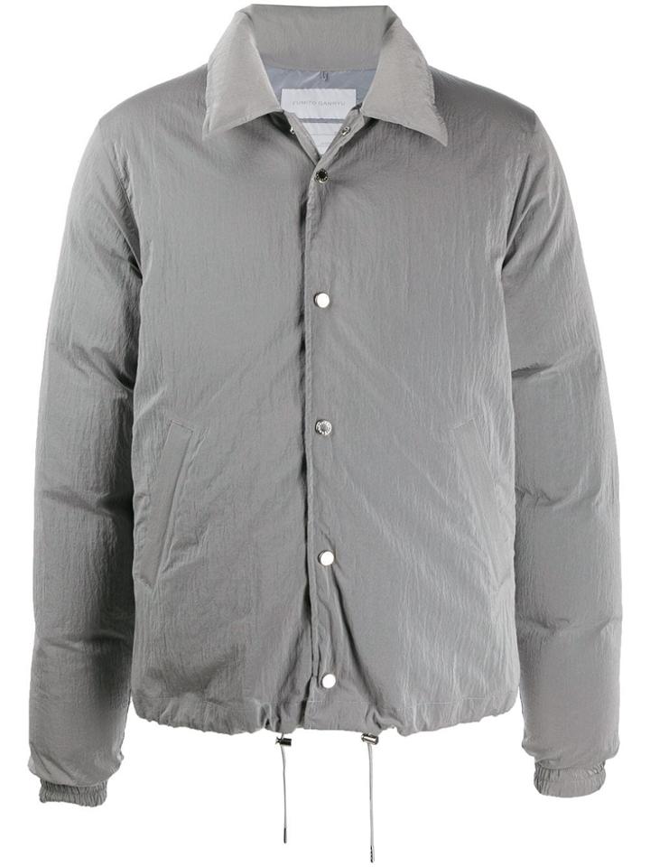 Fumito Ganryu Long-sleeve Down Jacket - Grey