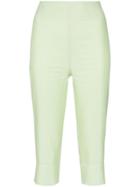 N Duo It's 90 Degrees Cotton Blend Pedal Pushers - Green