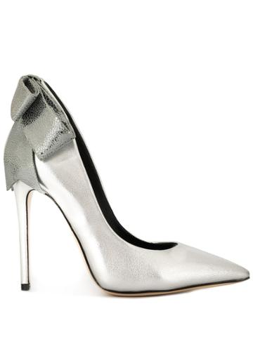 Aleksander Siradekian Gherda Bow Pumps - Silver