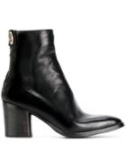 Alberto Fasciani Mid Heel Ankle Boots - Black