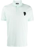 Karl Lagerfeld Logo Polo Shirt - Green