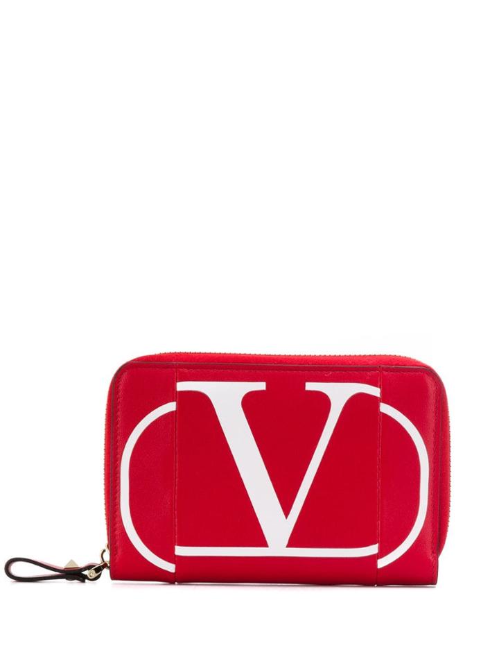 Valentino Valentino Garavani Zipped Wallet - Red