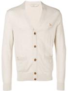 Maison Kitsuné V-neck Cardigan - Neutrals