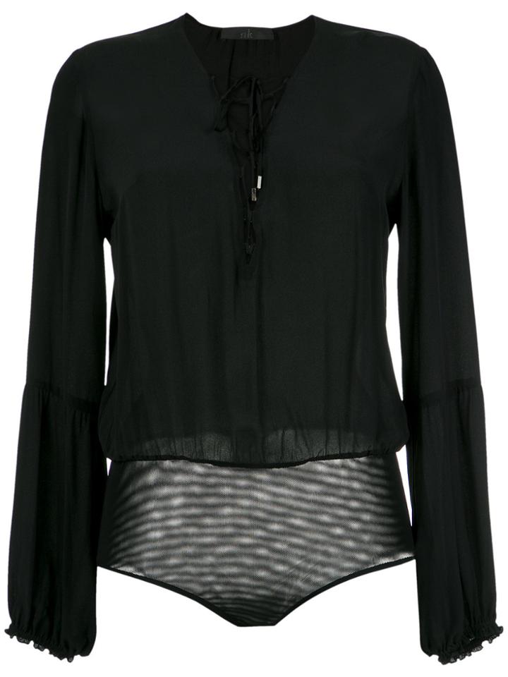 Nk Long Sleeves Bodysuit - Black