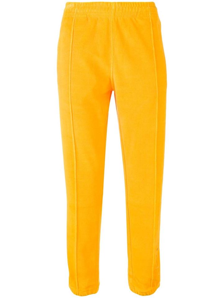 Champion Embroidered Logo Track Pants - Yellow & Orange