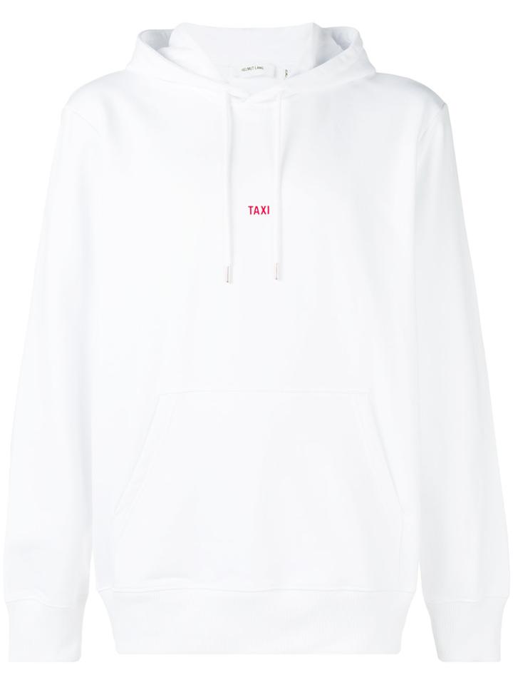 Helmut Lang Paris Taxi Hoodie - White