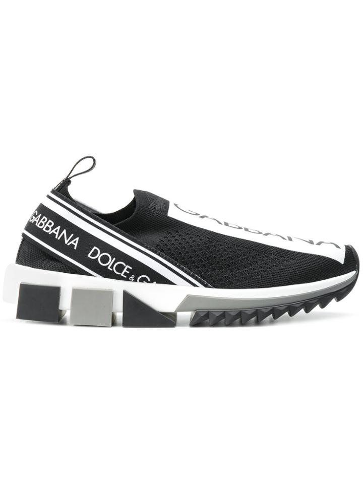 Dolce & Gabbana Sorrento Slip-on Sneakers - Black