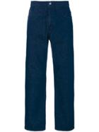 Raf Simons Blue Low Crotch Jeans