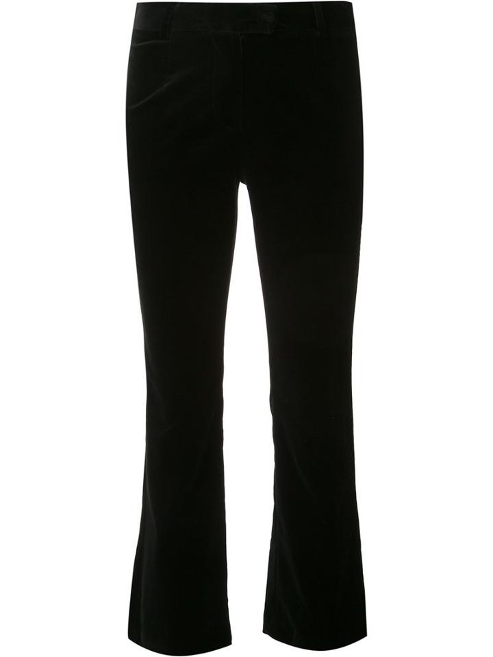 Frame Denim 'le Velvet' Trousers, Women's, Size: 27, Black, Polyester/cotton/lyocell/spandex/elastane