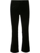 Frame Denim 'le Velvet' Trousers, Women's, Size: 27, Black, Polyester/cotton/lyocell/spandex/elastane
