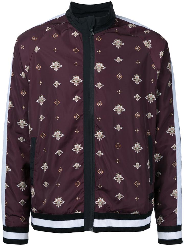 The Upside Printed Bomber - Pink & Purple
