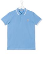 Moncler Kids - Classic Logo Polo Shirt - Kids - Cotton - 14 Yrs, Boy's, Blue