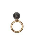 Burberry Marbled Resin Gold-plated Ring