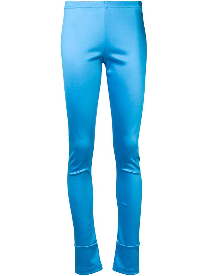 Junya Watanabe Classic Skinny-fit Leggings - Blue
