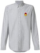 Ami Alexandre Mattiussi Shirt With Smiley Patch - Grey