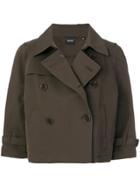 Aspesi Double Breasted Jacket - Brown