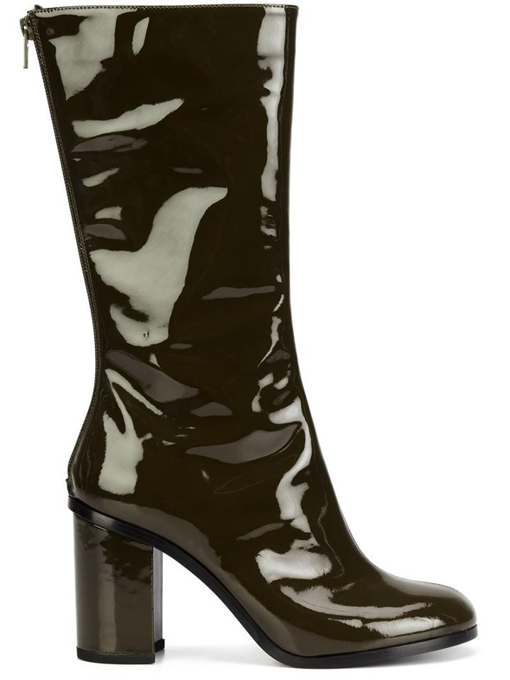 Marios Vinyl Mid-calf Boots
