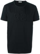 Moncler Embroidered Patch T-shirt, Men's, Size: Medium, Black, Cotton