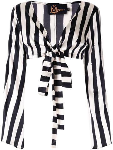 Lelloue Wrap Top Lelloue - Black