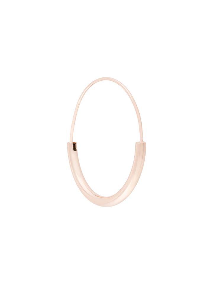 Maria Black Medium Serendipity Hoop Earring - Metallic