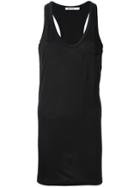 T By Alexander Wang Racerback Tank Top - Black