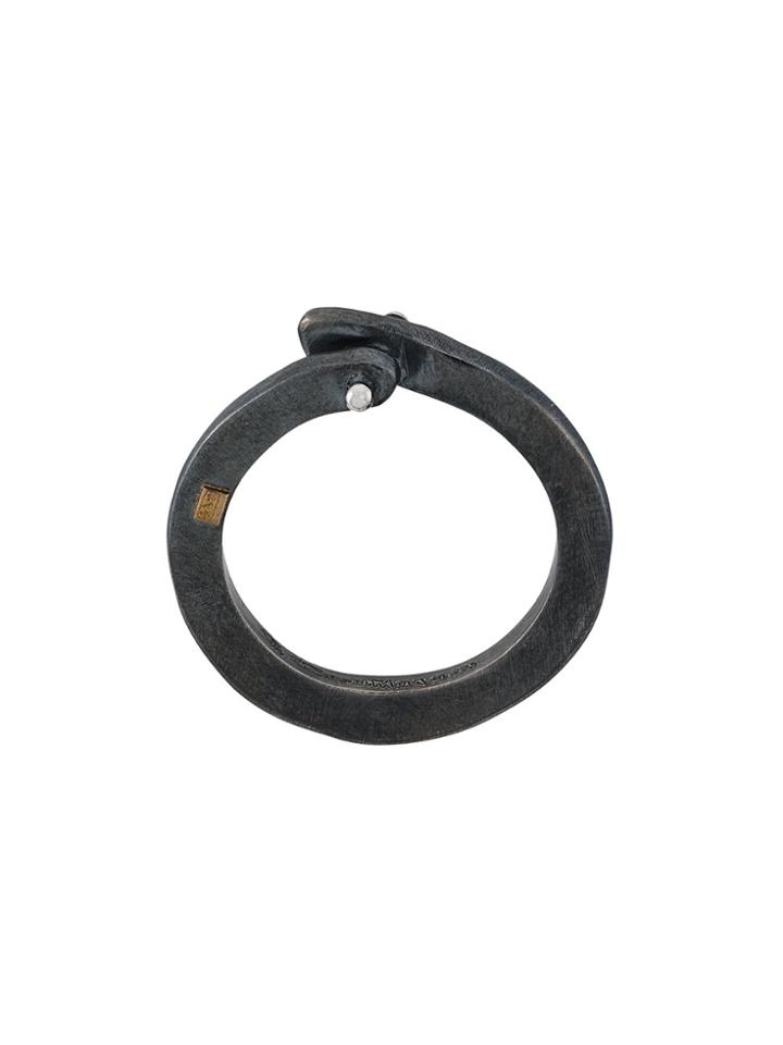 Rosa Maria Curved Ring - Grey