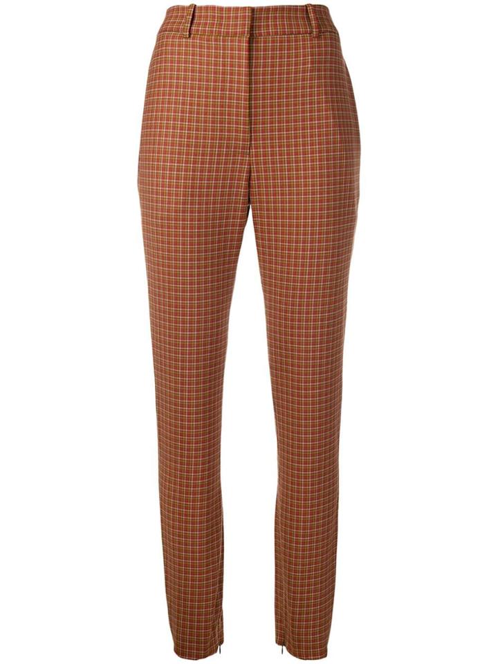Zimmermann Tapered Tartan Trousers