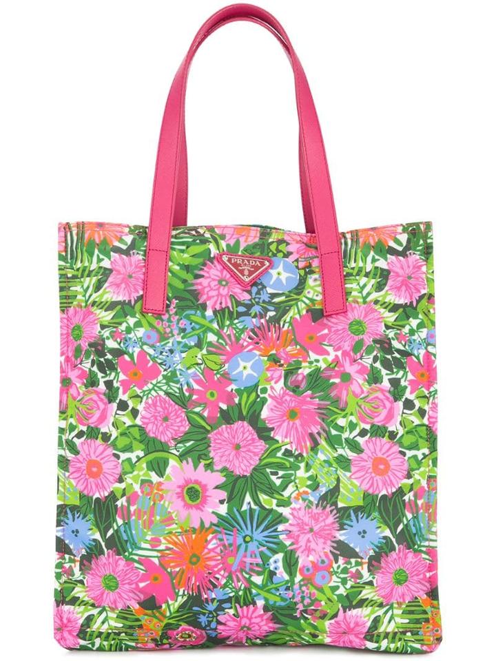 Prada Pre-owned Tessuto Stampato Tote Bag - Multicolour