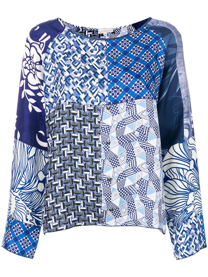 Pierre-louis Mascia Aloe Ultra Blouse - Blue