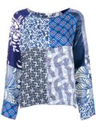 Pierre-louis Mascia Aloe Ultra Blouse - Blue