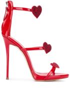 Giuseppe Zanotti Harmony Love Sandals - Red