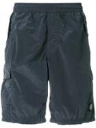 Stone Island Nylon Metal Knee Length Swim Shorts - Blue