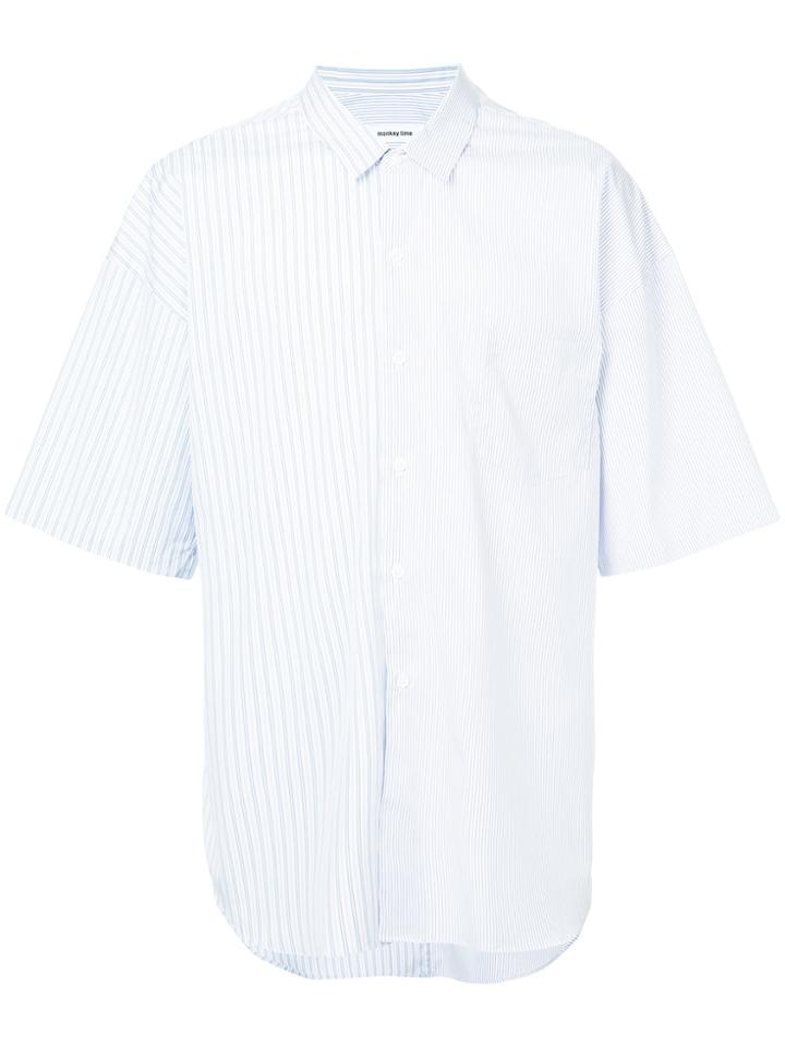 Monkey Time Double Stripe Shirt - Blue