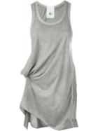 Lost & Found Rooms Cut-out Draped Tank Top, Women's, Size: Xs, Grey, Cotton