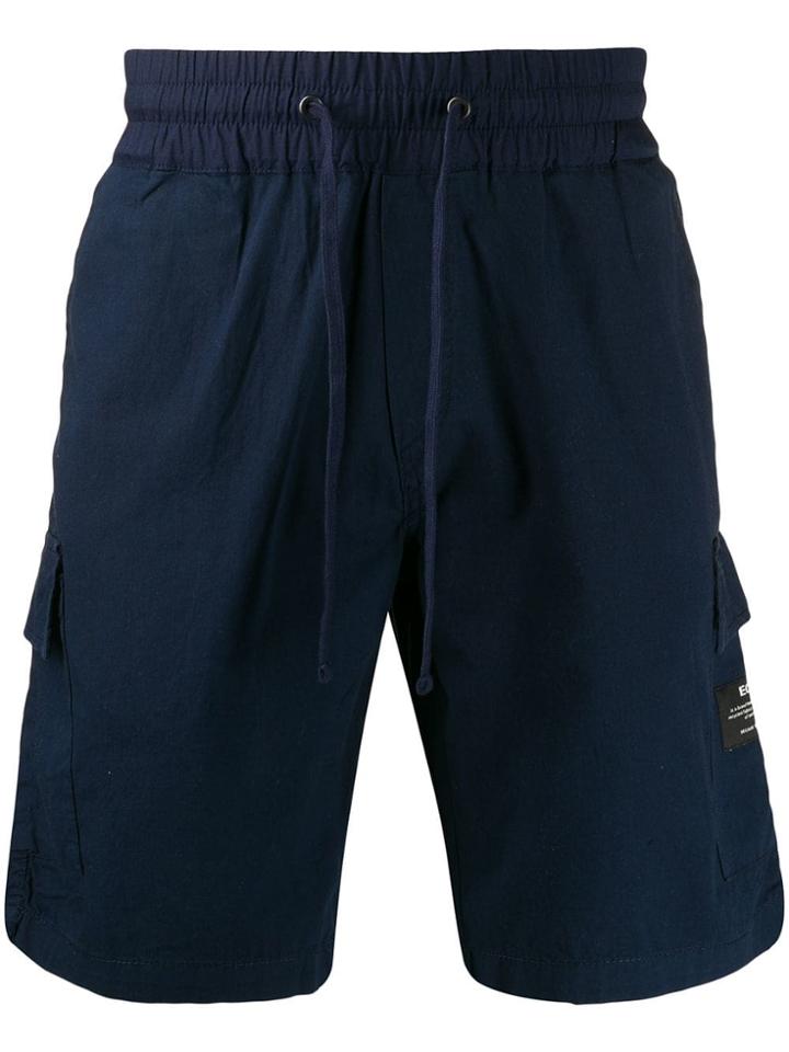 Ecoalf Pert Cargo Shorts - Blue