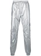 Kappa - La Metallic (grey) Trousers - Men - Polyester - M, Polyester