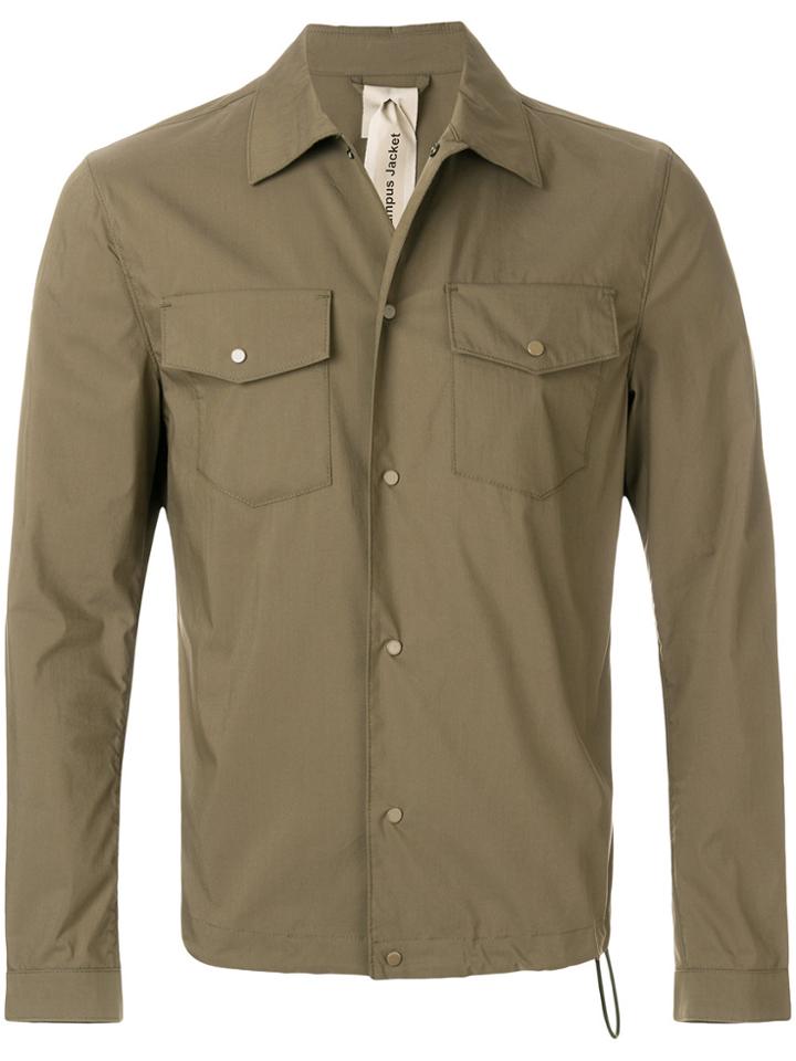 Ten-c Pin Fastened Shirt - Green