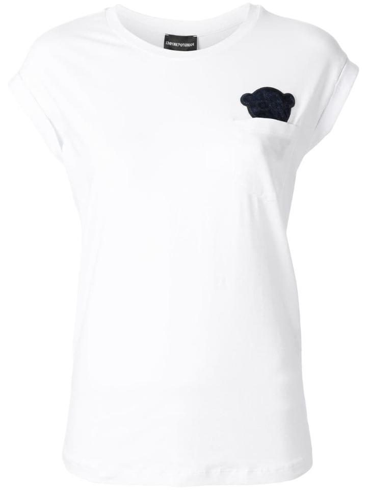 Emporio Armani Manga Bear Patch T-shirt - White