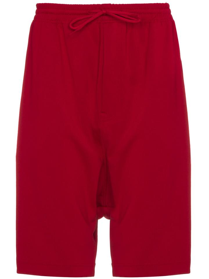Y-3 Red Striped Shorts