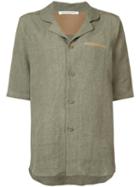 Cherevichkiotvichki - Loose Fit Shirt - Women - Linen/flax - S, Green, Linen/flax