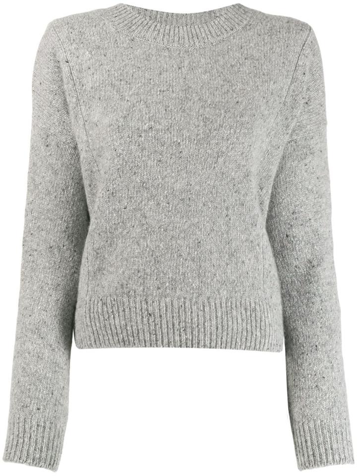 Vince Knit Crew Neck Jumper - Grey