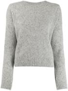 Vince Knit Crew Neck Jumper - Grey