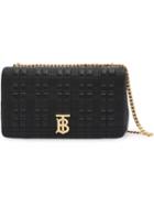 Burberry Lola Monogram Detail Crossbody - Black