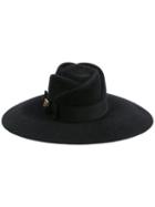 Gucci Wide Brim Hat, Women's, Size: Medium, Black, Rabbit Fur Felt