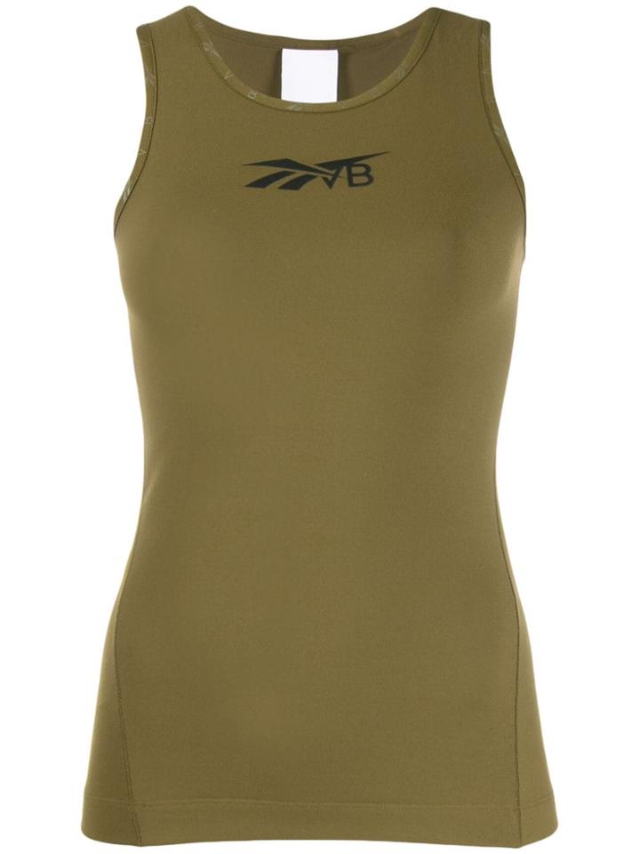 Reebok X Victoria Beckham Logo Tank Top - Green