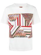Missoni - Patchwork Panel T-shirt - Men - Cotton - S, White, Cotton