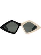 Gucci Eyewear Diamond-frame Sunglasses - Multicolour