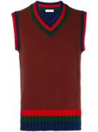 Etro Spotted Sweater Vest - Red