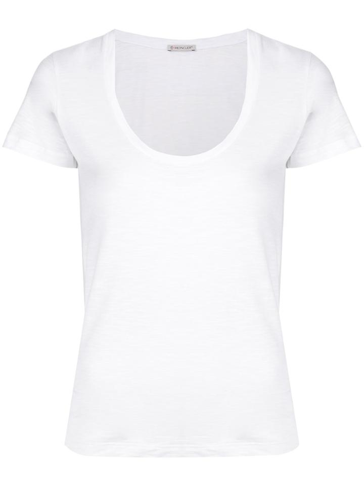 Moncler Classic Scoop Neck T-shirt - White
