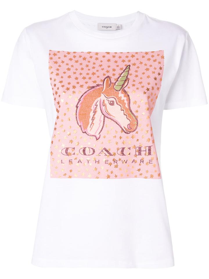 Coach Uni Motif T-shirt - White